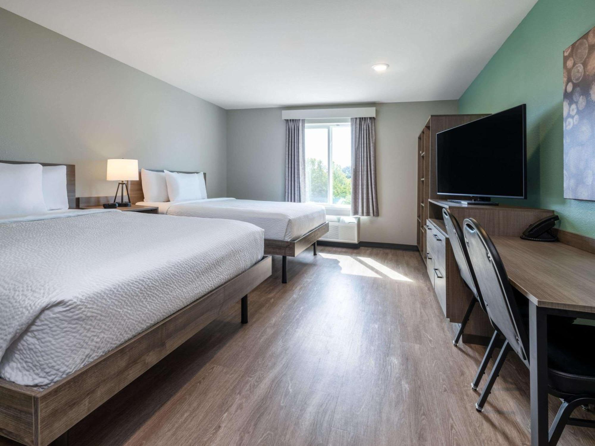 Echo Suites Extended Stay By Wyndham Indianapolis Ameriplex Bagian luar foto